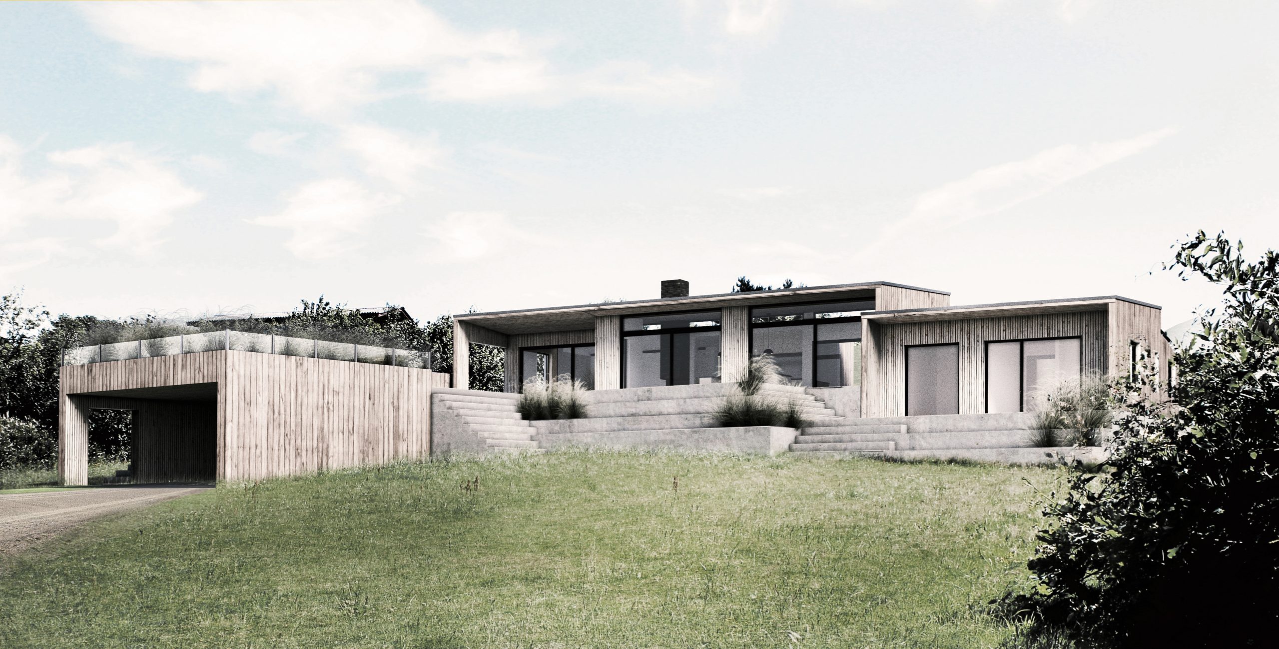 Projektforslag Sommerhus i træ