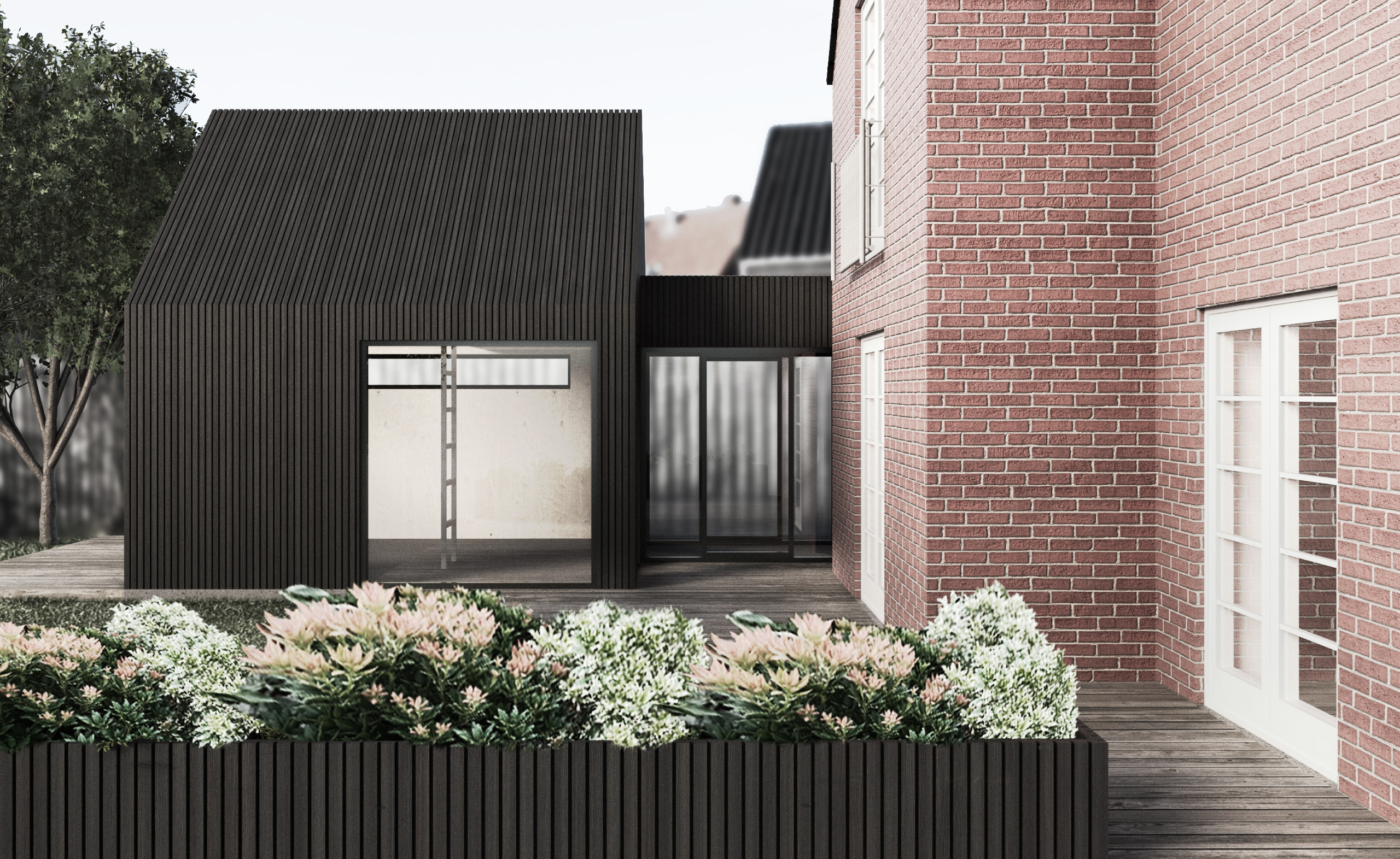 Tilbygning Tiny House Tiny House som tilbygning